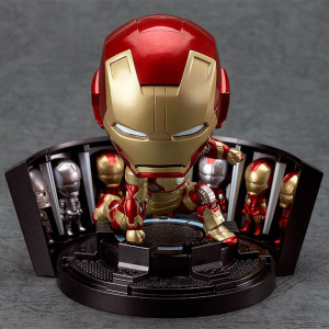Good Smile Company's Nendoroid Iron Man Mark 42: Hero`s Edition + Hall of Armor Set