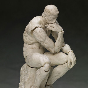 FREEing's figma The Thinker: Plaster Ver.