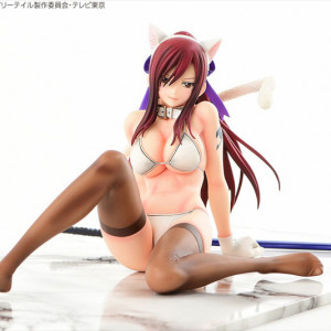 Orca Toys's Erza Scarlet White Cat Swimsuit Ver.