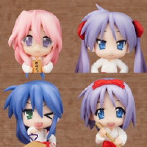 Good Smile Company's Nendoroid Puchi Lucky Star New Year Set