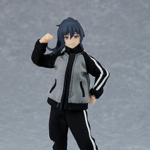 figma Styles Female Body (Makoto) with Tracksuit + Tracksuit Skirt Outfit